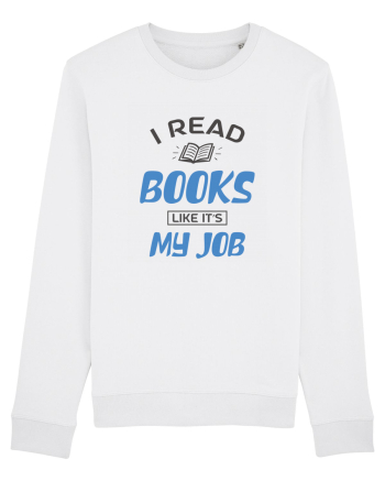 I Read Books White