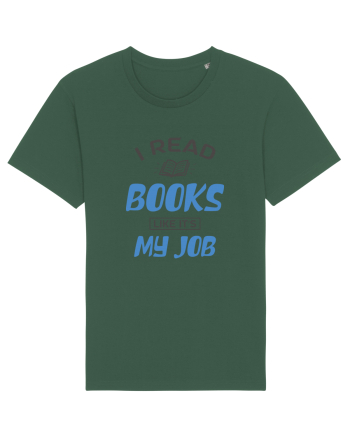 I Read Books Bottle Green