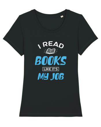 I Read Books - white Black