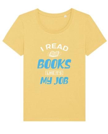 I Read Books - white Jojoba