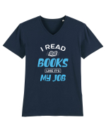 I Read Books - white Tricou mânecă scurtă guler V Bărbat Presenter