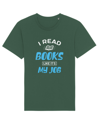 I Read Books - white Bottle Green
