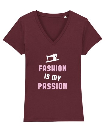 Fashion is My Passion Burgundy
