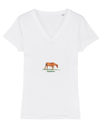 Freedom horse  White