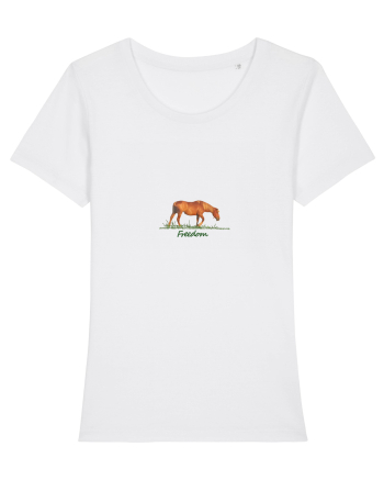 Freedom horse  White