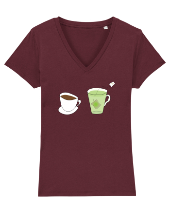 Coffee or tea? Burgundy