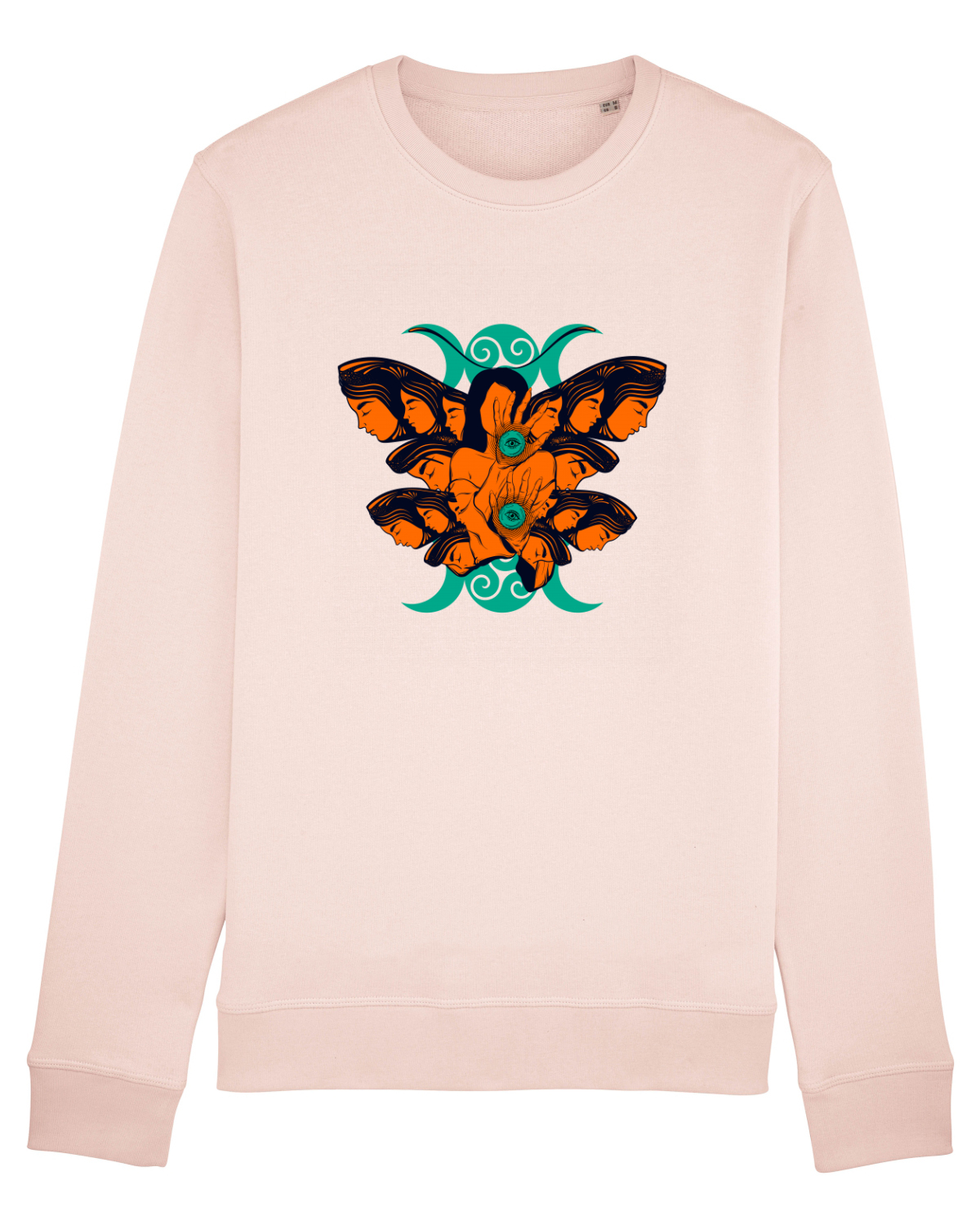 Bluză mânecă lungă Unisex Rise Candy Pink