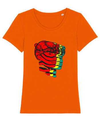 Surreal Woman Bright Orange