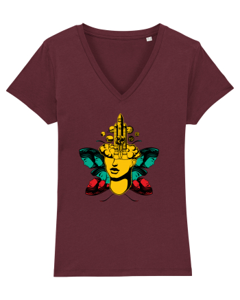 Surreal Woman Burgundy