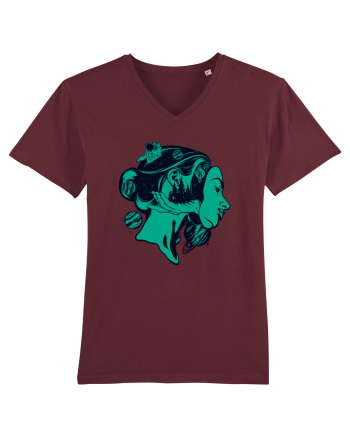 Surreal Woman Burgundy