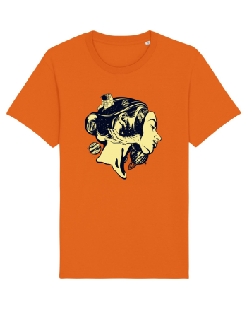 Surreal Woman Bright Orange