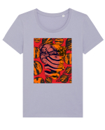 Surreal Woman Tricou mânecă scurtă guler larg fitted Damă Expresser