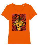 Surreal Woman Tricou mânecă scurtă guler larg fitted Damă Expresser