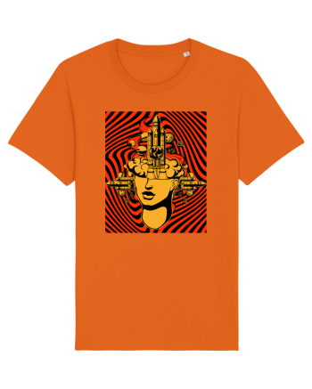 Surreal Woman Bright Orange