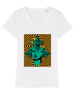Surreal Woman Tricou mânecă scurtă guler V Damă Evoker