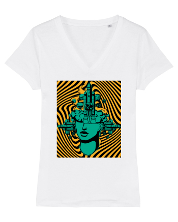 Surreal Woman White