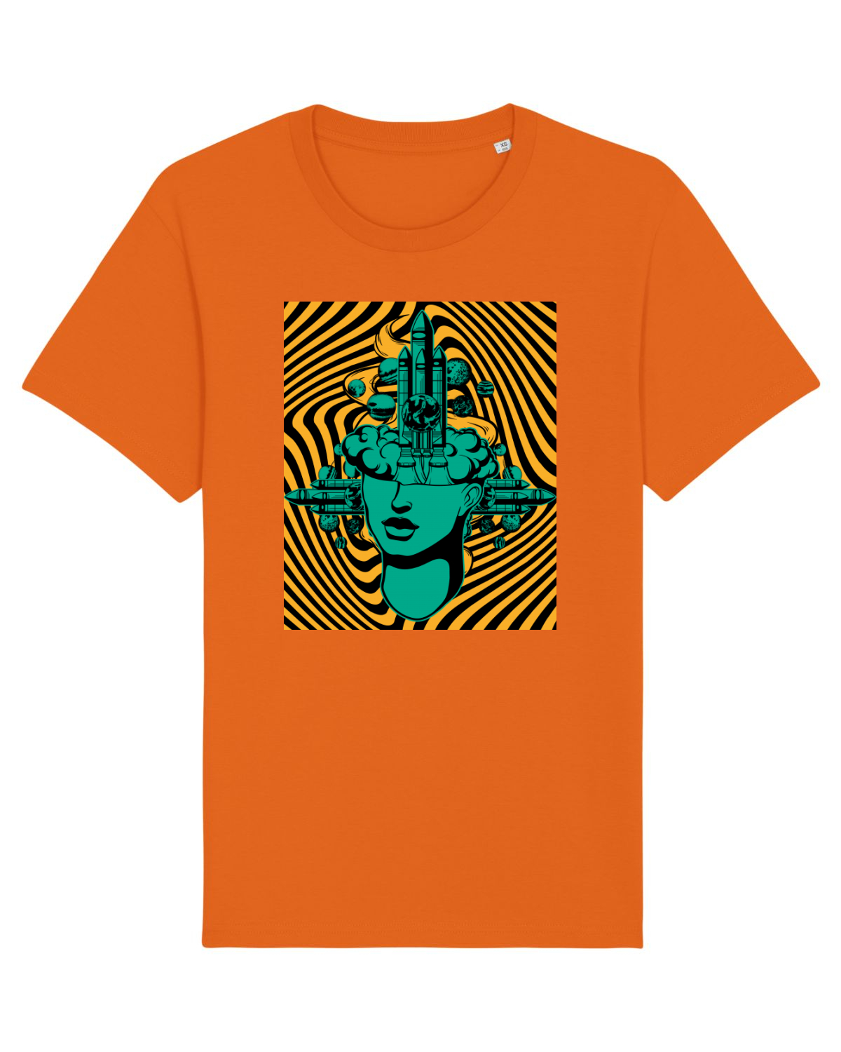 Tricou mânecă scurtă Unisex Rocker Bright Orange