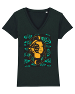Surreal Woman Tricou mânecă scurtă guler V Damă Evoker