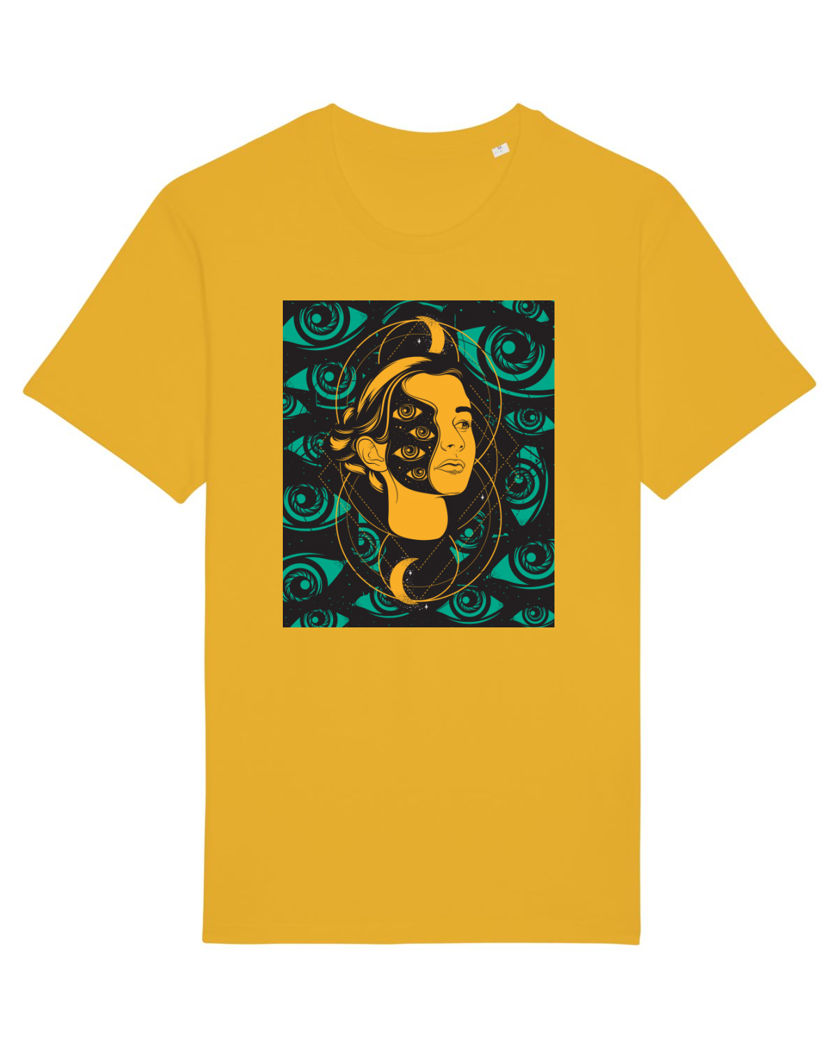 Tricou mânecă scurtă Unisex Rocker Spectra Yellow