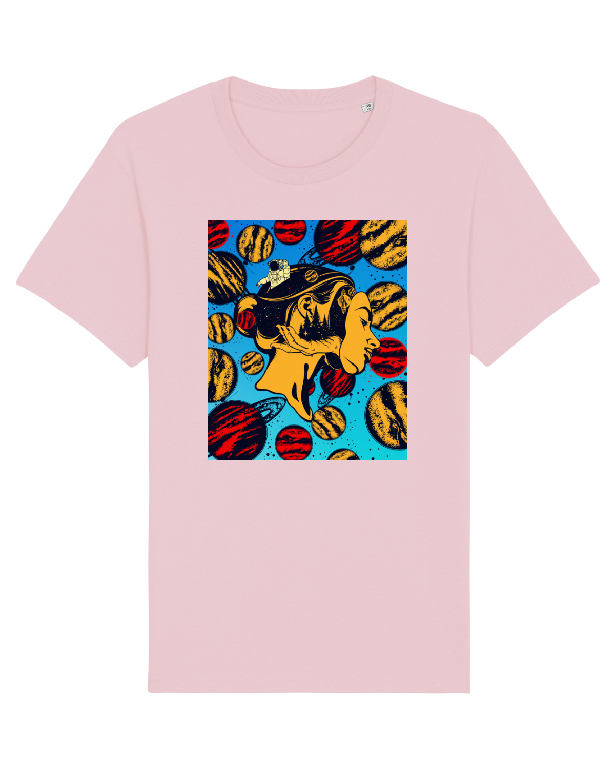 Tricou mânecă scurtă Unisex Rocker Cotton Pink
