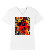 Surreal Woman Tricou mânecă scurtă guler V Bărbat Presenter
