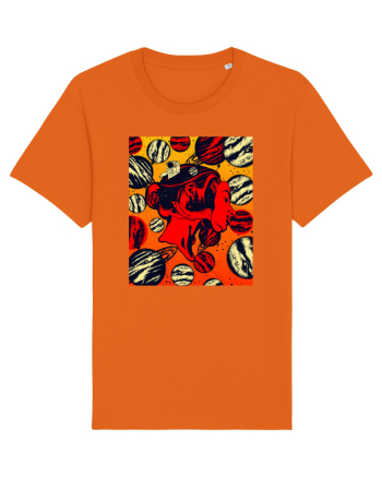 Surreal Woman Bright Orange