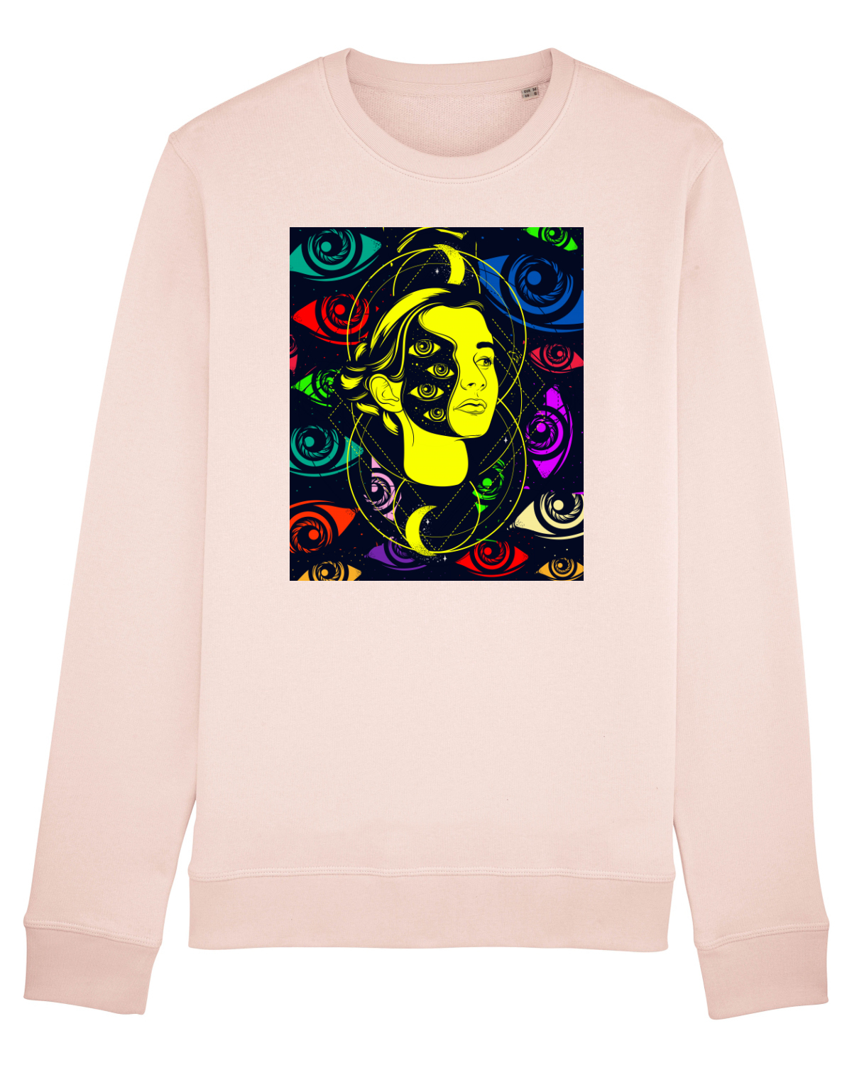 Bluză mânecă lungă Unisex Rise Candy Pink