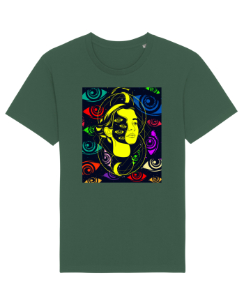 Surreal Woman Bottle Green