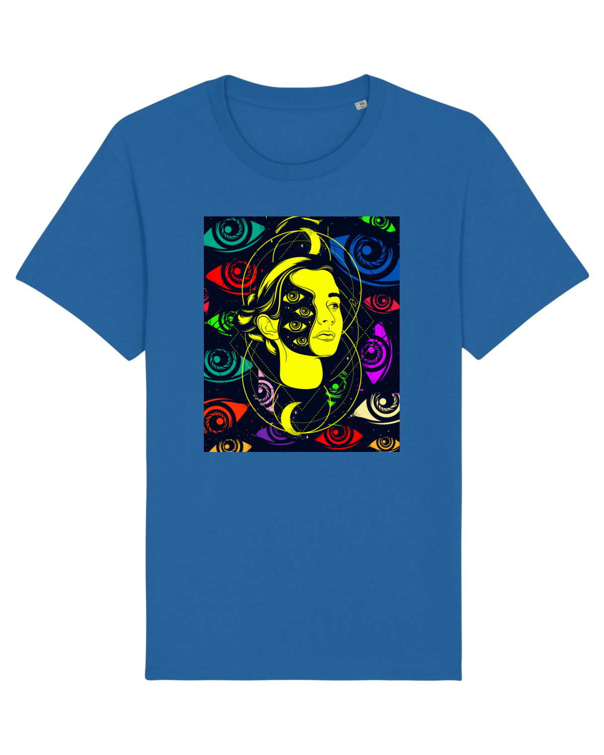 Tricou mânecă scurtă Unisex Rocker Royal Blue