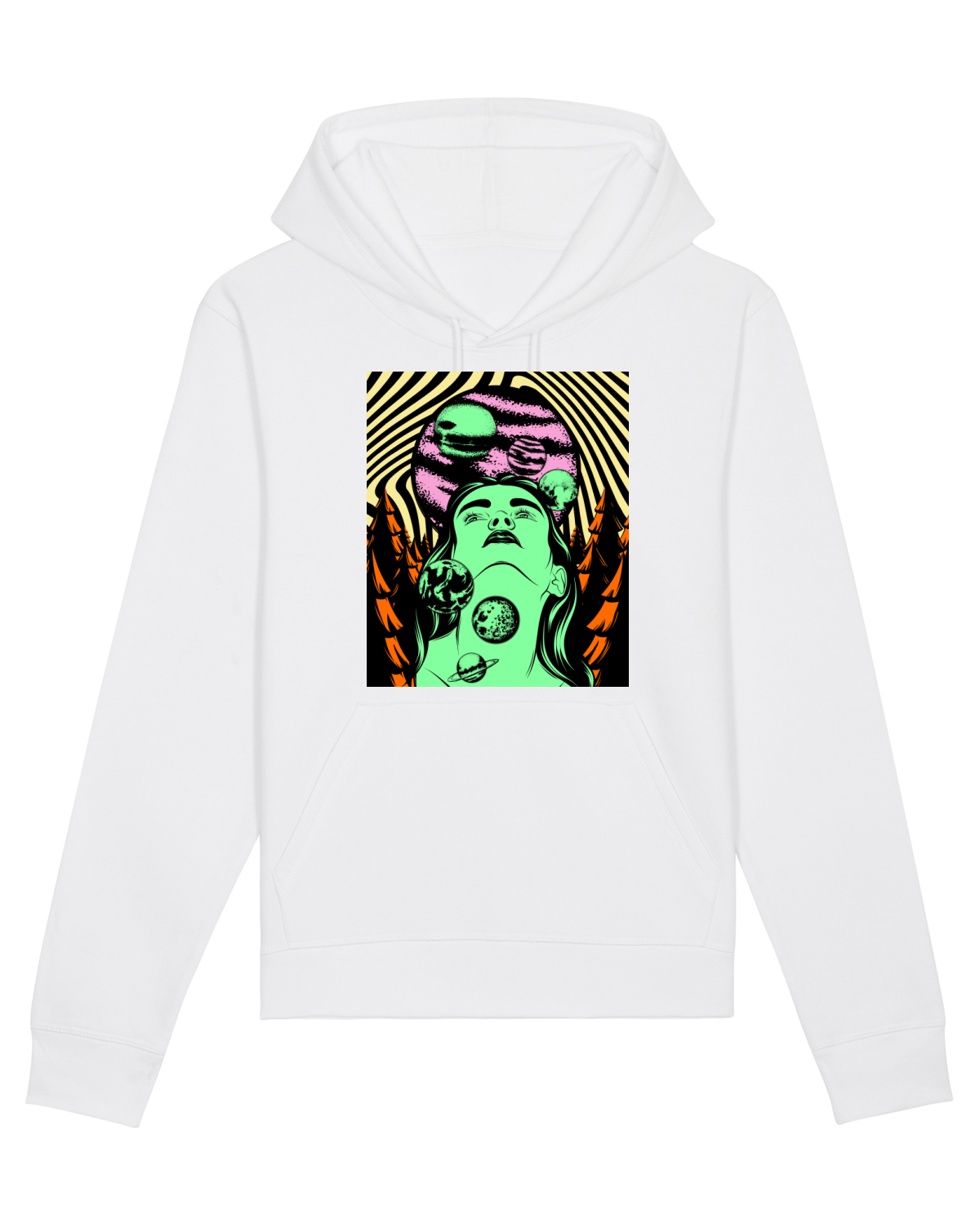 Hanorac Unisex Drummer White