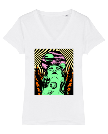 Surreal Woman White