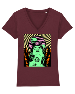 Surreal Woman Tricou mânecă scurtă guler V Damă Evoker