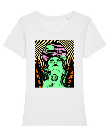 Surreal Woman White