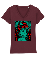 Surreal Woman Tricou mânecă scurtă guler V Damă Evoker