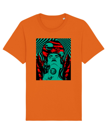 Surreal Woman Bright Orange