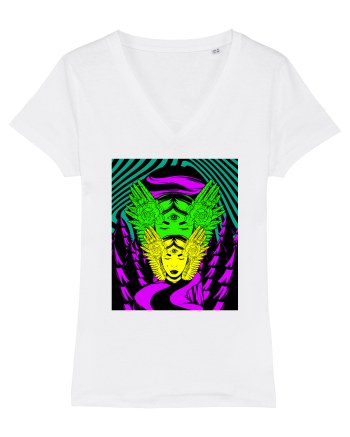Surreal Woman White