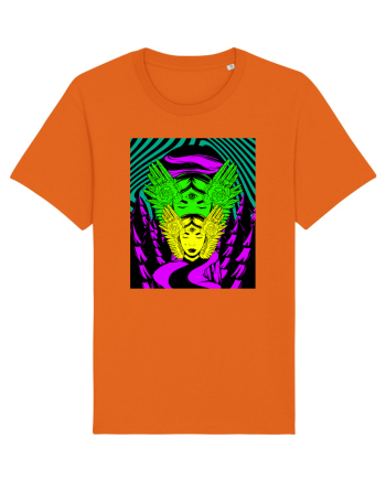 Surreal Woman Bright Orange