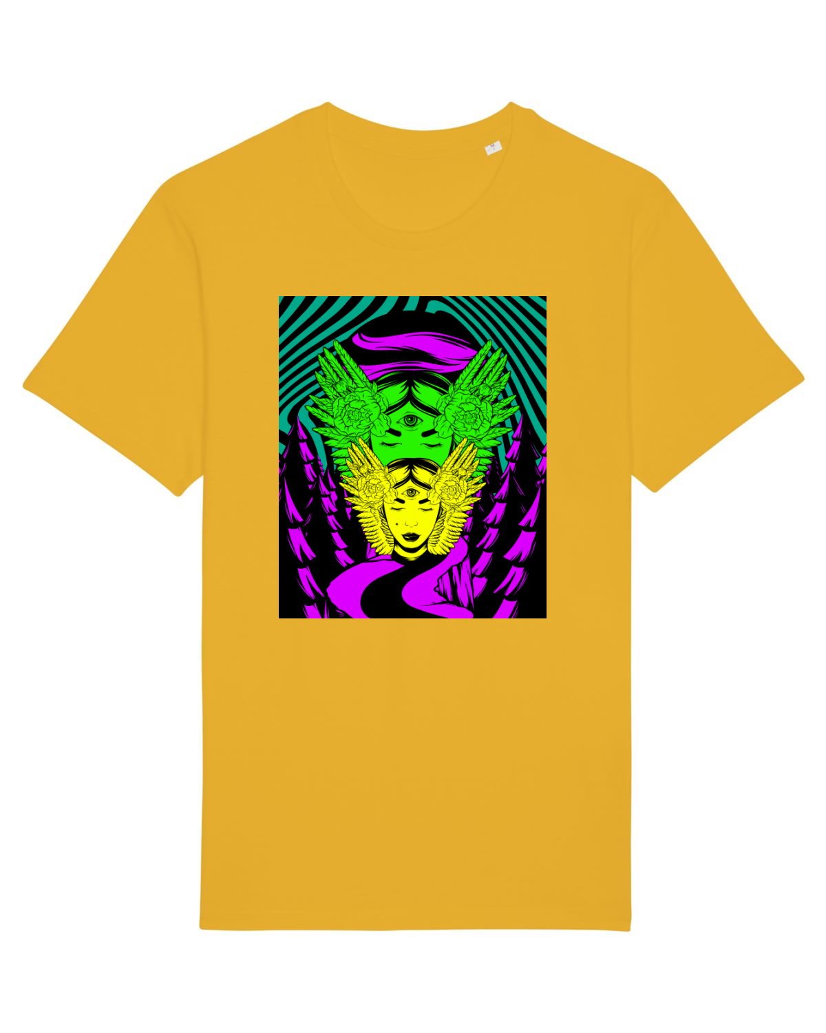 Tricou mânecă scurtă Unisex Rocker Spectra Yellow