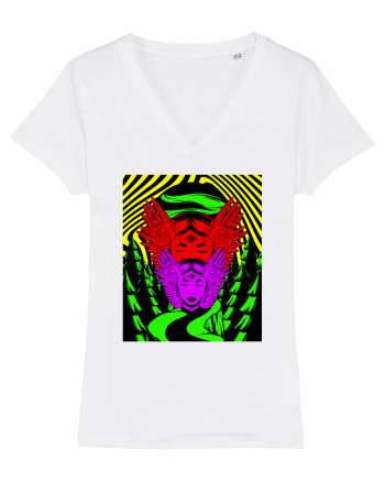 Surreal Woman White