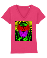 Surreal Woman Tricou mânecă scurtă guler V Damă Evoker
