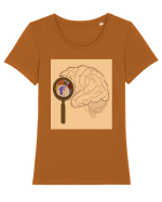 Our Brain - Creierul nostru ! Tricou mânecă scurtă guler larg fitted Damă Expresser