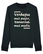 Vorbește mai puțin, comunică mai mult Bluză mânecă lungă Unisex Rise