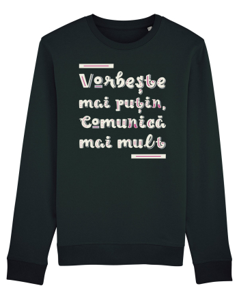Vorbește mai puțin, comunică mai mult Black
