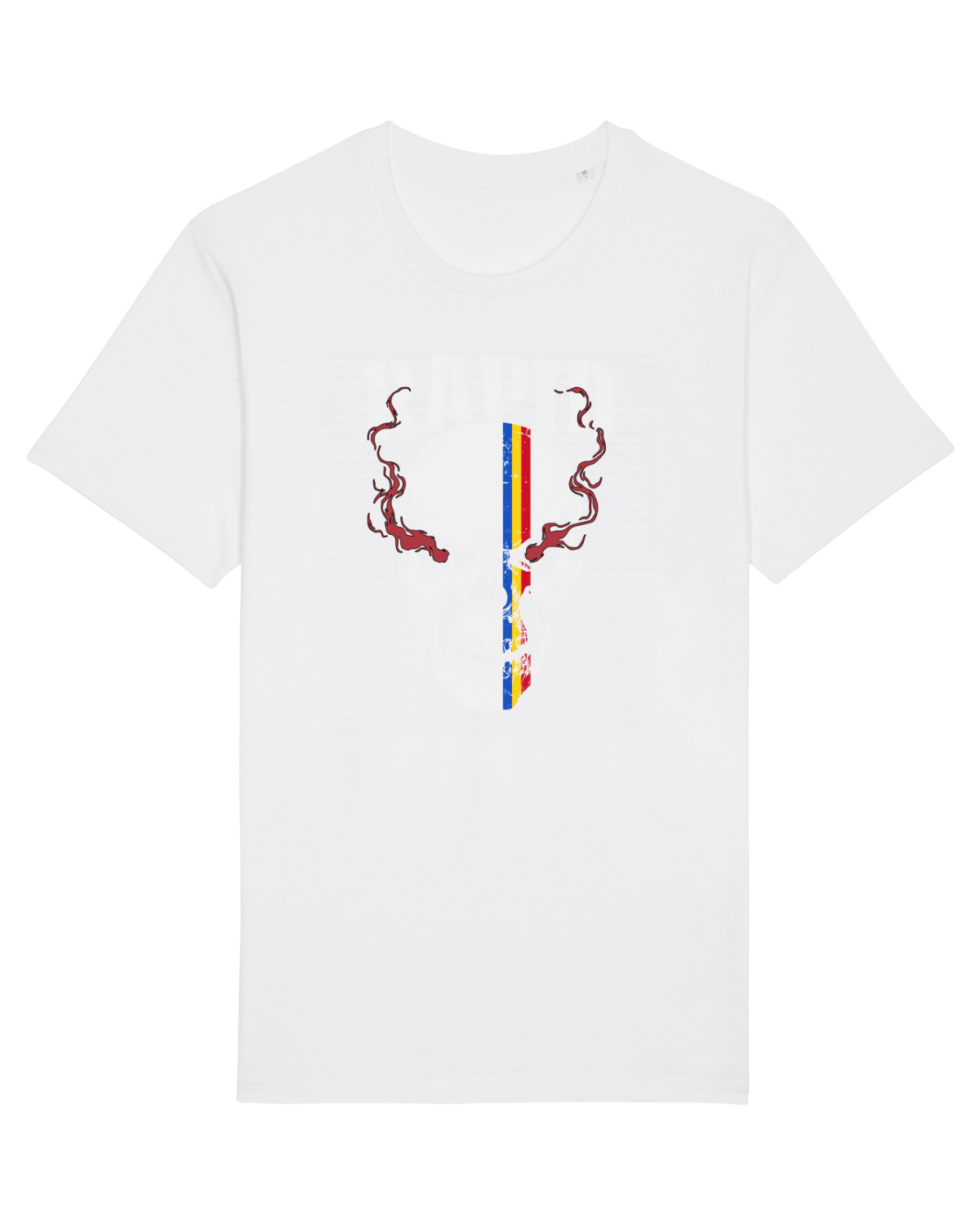 Tricou mânecă scurtă Unisex Rocker White