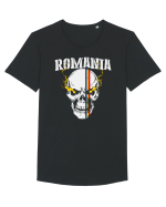 Romania Tricou mânecă scurtă guler larg Bărbat Skater