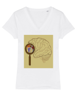 Our Brain - Creierul nostru.. Tricou mânecă scurtă guler V Damă Evoker