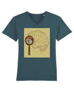 Our Brain - Creierul nostru.. Tricou mânecă scurtă guler V Bărbat Presenter