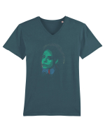 Clown girl Tricou mânecă scurtă guler V Bărbat Presenter