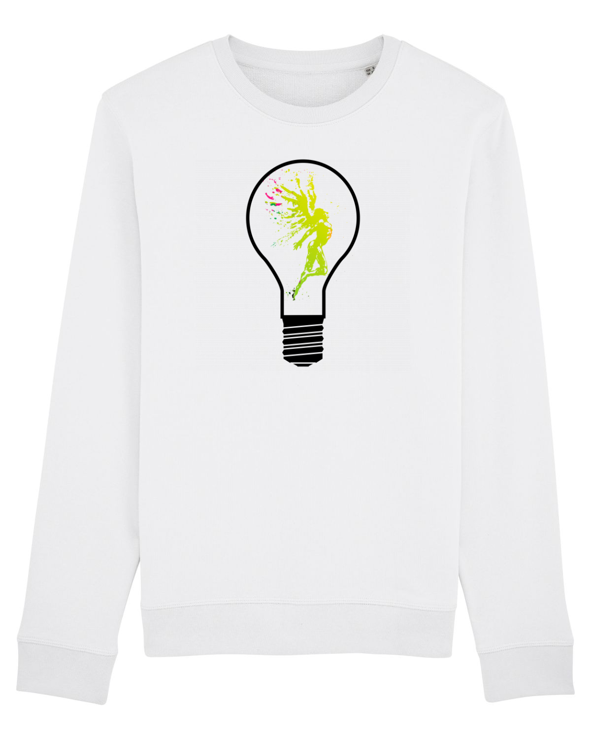 Bluză mânecă lungă Unisex Rise White