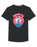 Ramantic Cat Tricou mânecă scurtă guler larg Bărbat Skater
